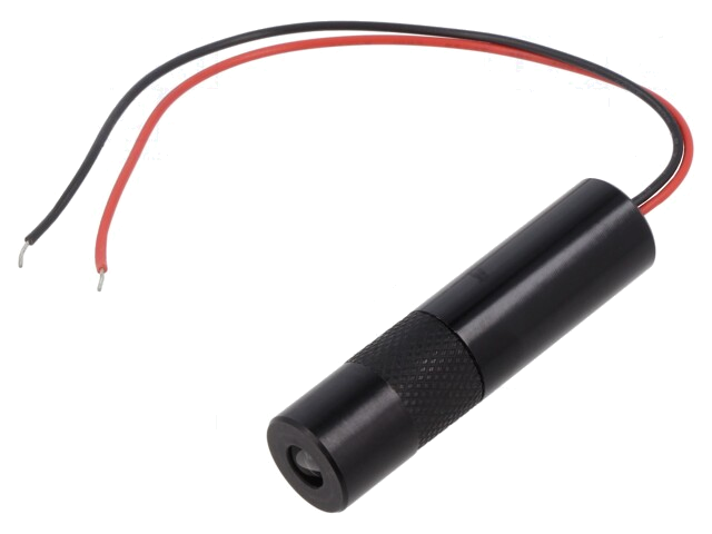 Module: laser; 16mW; rood; lijn; 650nm; 2,7÷3,3VDC; 40÷100mA; 30° Module: laser; 16mW; rood; lijn; 650nm; 2,7÷3,3VDC; 40÷100mA; 30°